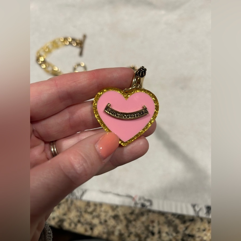 Vintage RARE Juicy Couture Y2K Matching Necklace and Bracelet - Picture 4 of 5